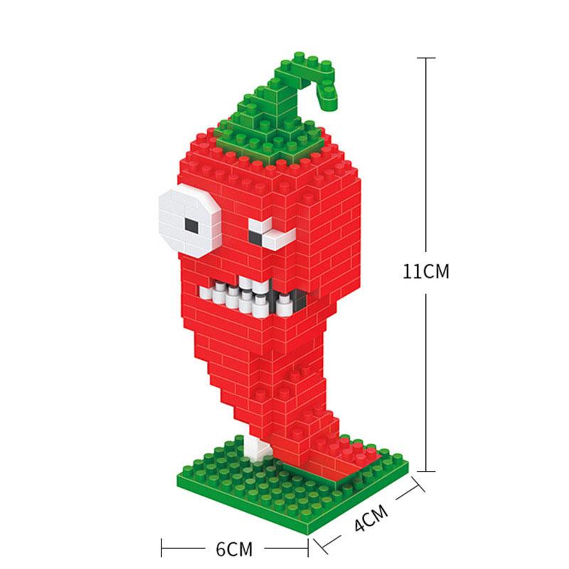 Vs Plants Zombies Parentchild Interactive Boxed Educational Building Toy Block