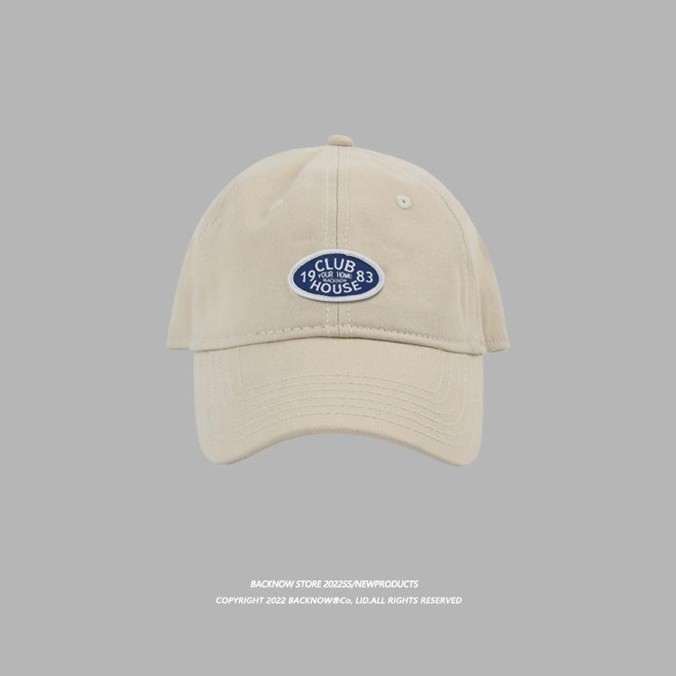 Small head circumference hat, men's original design, handmade letter baseball cap, simple and stylish, makes the face look smaller, women's duckbill
