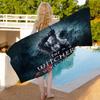 Classic T-The W-Witcher Game Bath Towel Microfiber Soft Water Absorbing Breathable For Girl Kids Decorative Cartoon Beach Towel