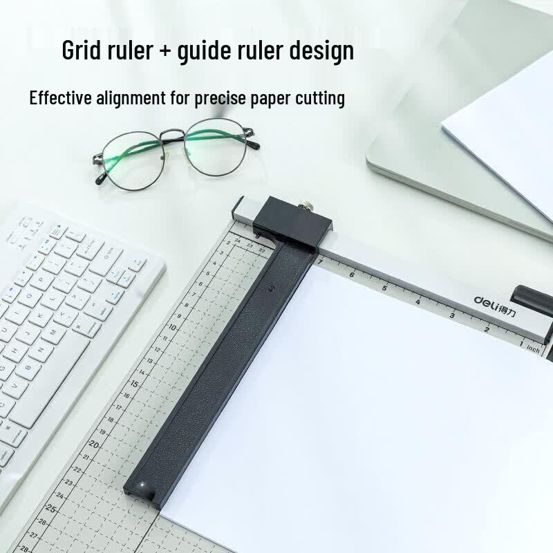Deli A4 Steel Paper Cutter CN Plug (adapter Included)