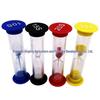 Colorful Hourglass Timer Set: Durable, Drop-Proof, 10/30 Sec & 1/2/3/5/10 Min Options