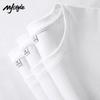 MJ STYLE Pure Cotton Short-Sleeve Unisex T-Shirt Loose-Fitting Casual Versatile Skin-Friendly Breathable Undershirt