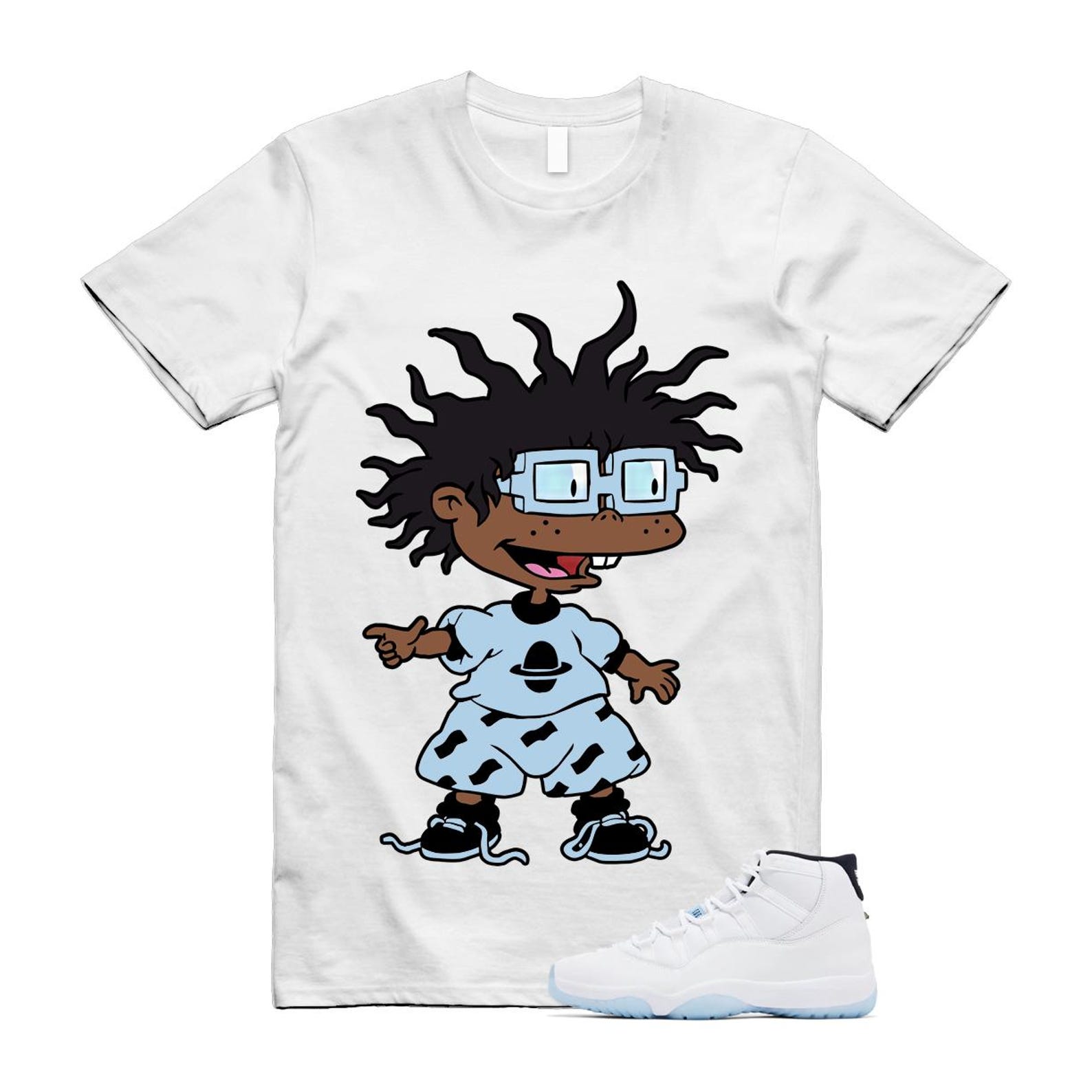 11 Legend Blue White Black 2024 T Shirt Match CHUCKIE 4XL