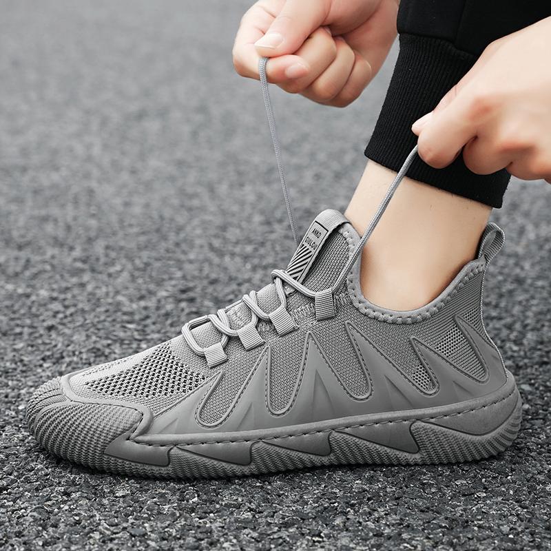 Summer Breathable Casual Sports Shoes Men Outdoor Lightweight Comfort Running Shoes New Lace Up Fashion Versatile Walking Shoes