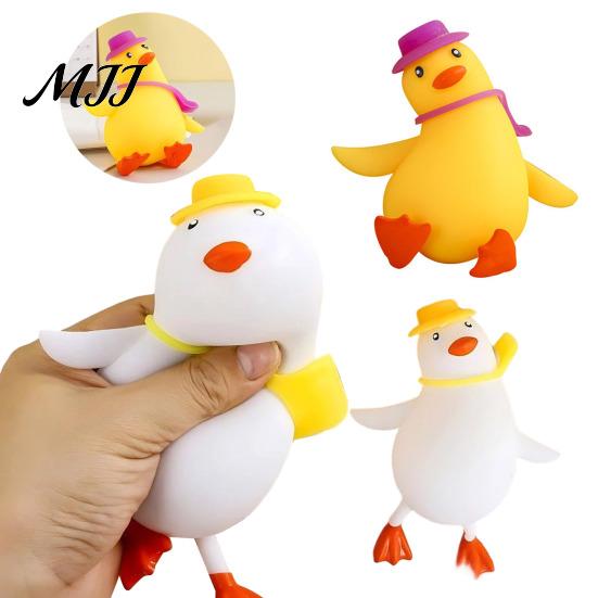 Duck Shape Toy Cartoon Stress Relief Toy, Squeezable Fidget Soft Stretch Sensory for Hand Exercise Relaxation Decompression