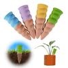 4 Pcs Plant Watering Spikes Slow Release Spiral Terracotta Self Watering Spikes