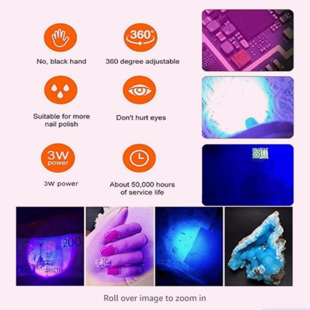 Foot Pedal Switch UV LED Nail Lamp 5W Power Nail Drying Light Gel Polish Curing Lamp DIY Manicure