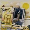 Sunny Orange Cat Tarot Deck 78PCS English Cute Kitten Tarot Cards Divination Edition Deck Borad for Cat Lovers