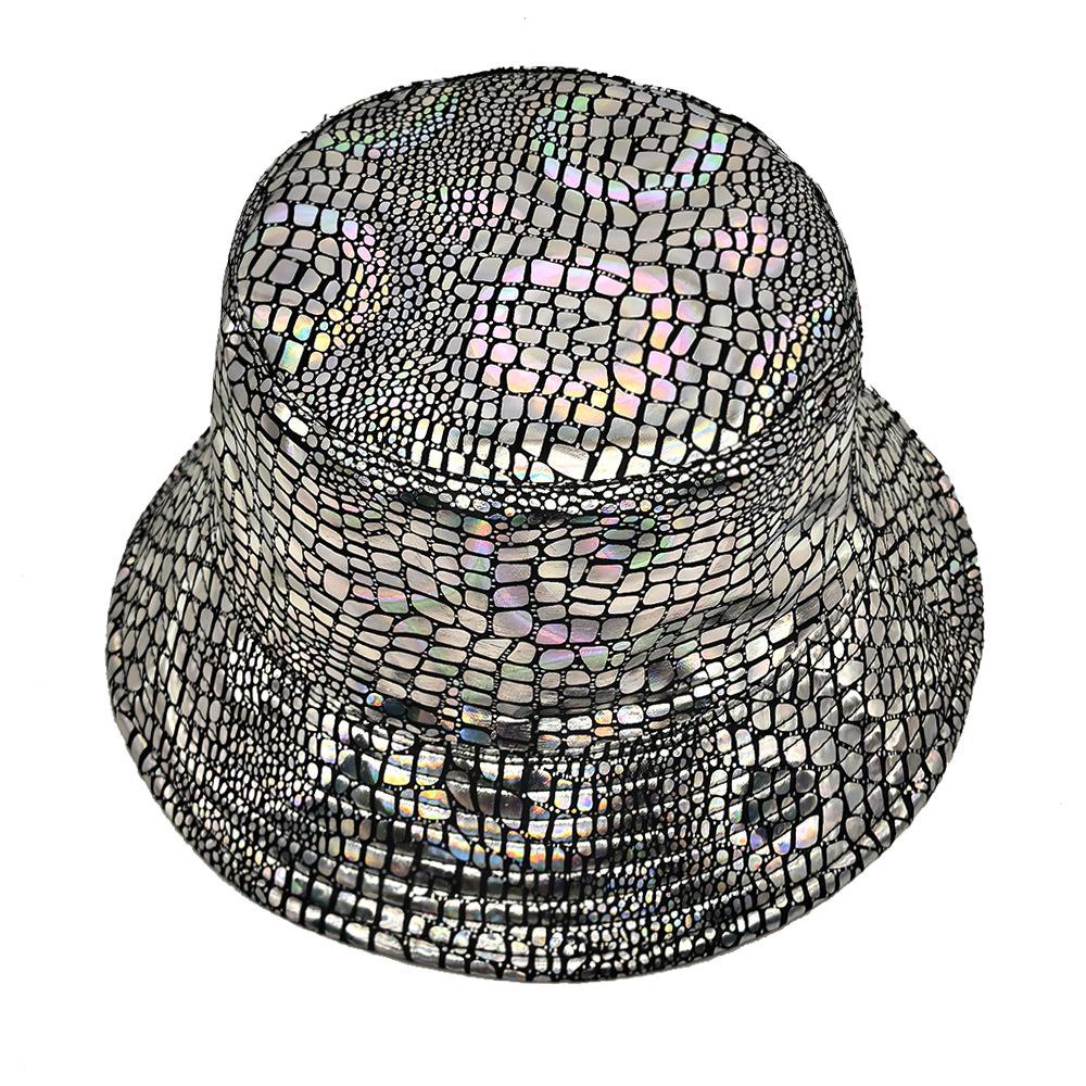 Bling Colorful Reflection Bucket Hats Women Men Decorate Panama Hiphop Summer Sunscreen Fisherman Hat Unisex Sun Gorras Travel