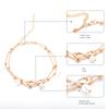Trendy Double-Layer 8-Shaped Pearl Anklet and Beaded Bracelet Set