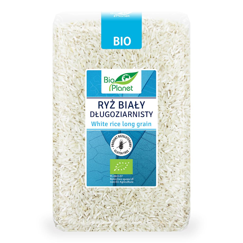 GLUTEN-FREE LONG-GRAIN WHITE RICE ORGANIC 1 kg - BIO PLANET