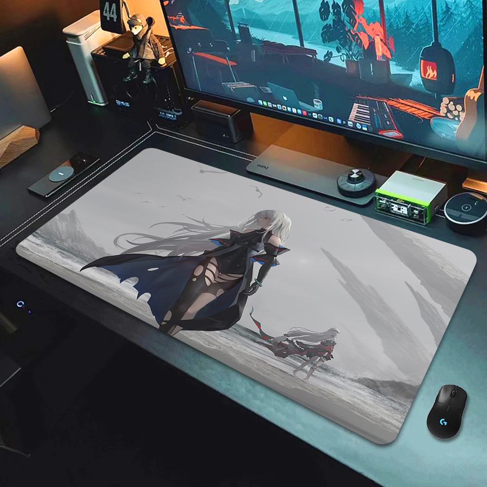 Anime Arknights Hot selling Mouse Pad Anime Girl Non-Slip E-Sports Mouse Mat Premium Mousepad Keyboard Mats Many people like it