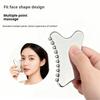 Stainless Steel Gua Sha Massage Tool – Facial and Body Scraping Plate for Neck, Back, and Facial Therapy