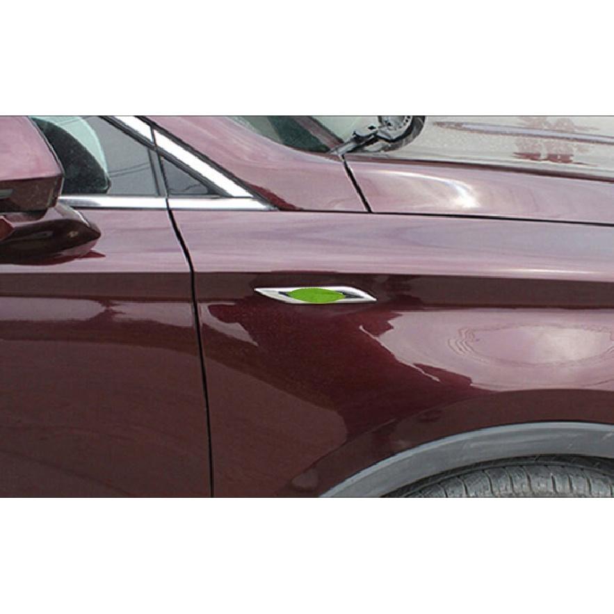 Fit For Lincoln MKZ 2013-2020 Silver Aluminum Front Side Door Fender Cover Trim