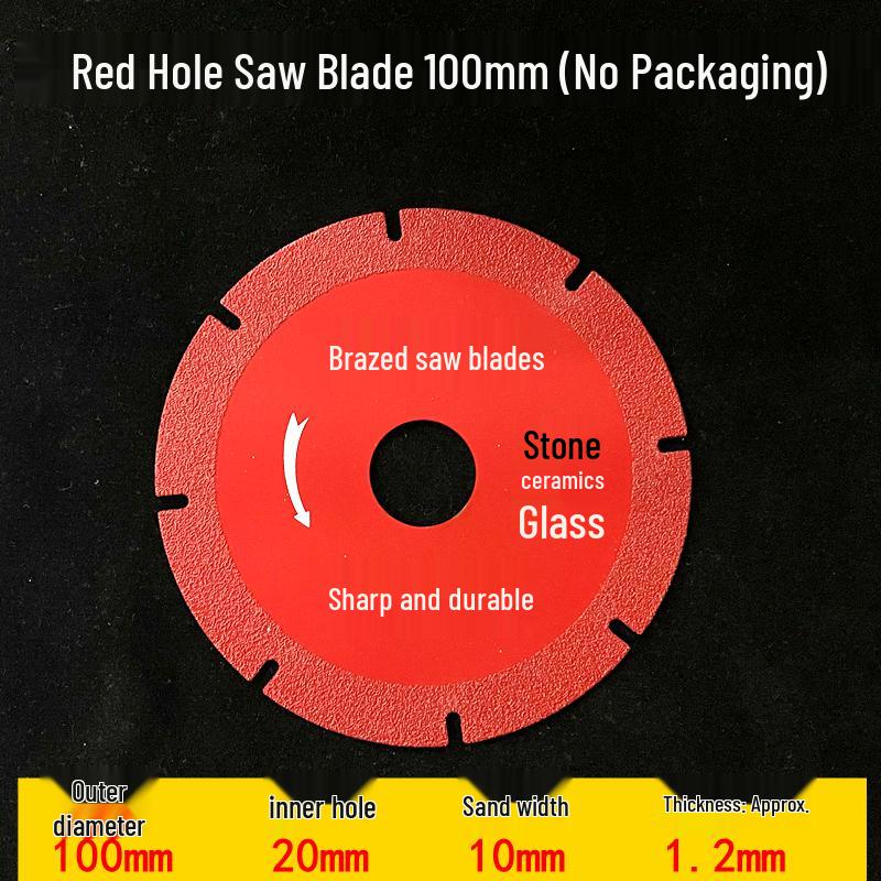 Brazed Diamond Saw Blade for Marble, Stone, Ceramic & Glass Cutting