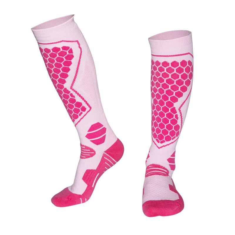 Unisex Merino Wool Ski Socks - Thick, Long Tube for Autumn/Winter, Anti-Cold for Warmth