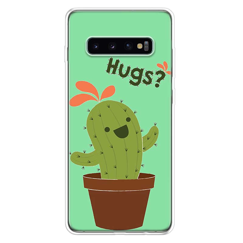 

Cactus Vintage Flower Phone Case For Samsung Galaxy A52 A51 A50S A32 A22 A12 A02S A72 A71 A31 A70 A30S Note 20 Ultra 10 Plus S10 Samsung A72