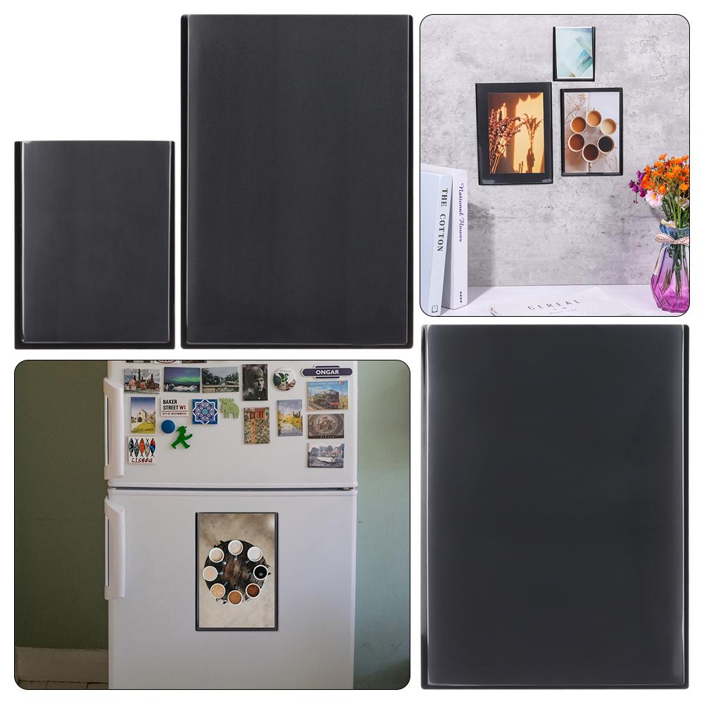 Black Home Fridge Picture Magnetic Frame Photo Photoframe