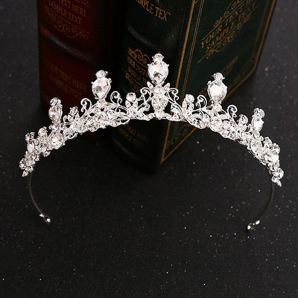 Pearl Tiara Bridal Crystal Hair Ornaments Bridal Hair Accessories Hair Comb Rhinestone Hair Hoop