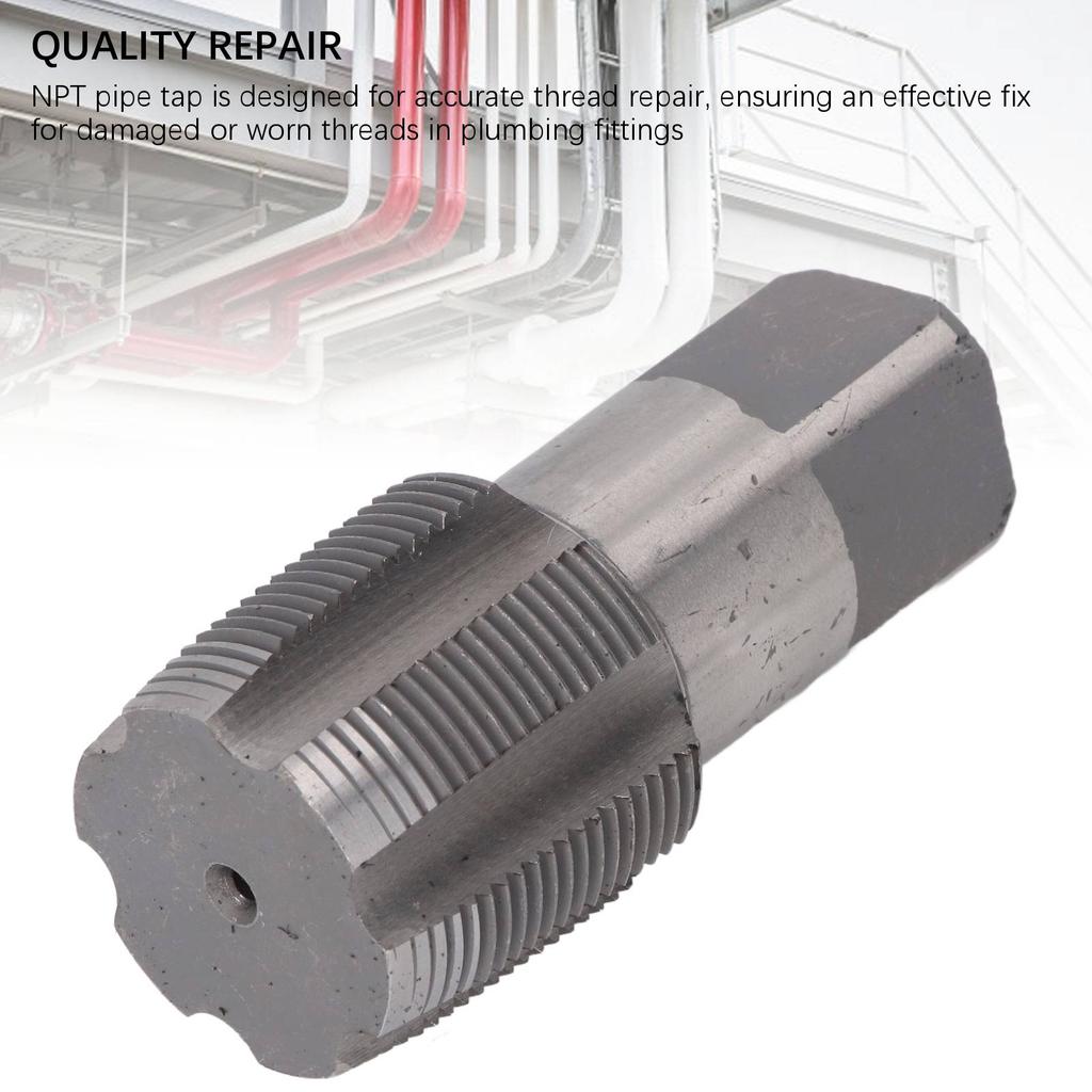 112in NPT Pipe Tap Thread Repair Tool for Plumber Machinery Accurate Plumbing Work with Storage