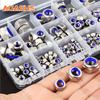230pcs Steel Locknut Kit: Metric Nylon Insert Locknuts (M3-M12), Fully Threaded, for Bolts In Various Environments.
