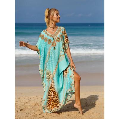 Γυναικεία καλύμματα παραλίας Φορέματα Bohemian Beach Dress Plus Size