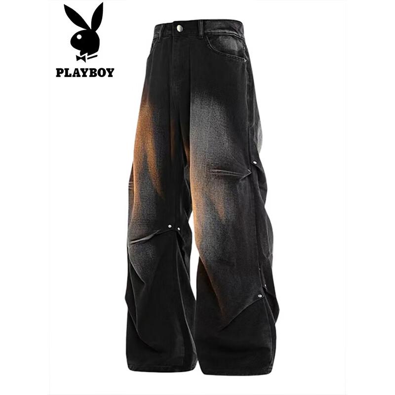 Playboy Men s Straight Loose Fit Jeans L