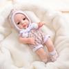 30cm Silicone Reborn Baby Doll - Soft Sleep Companion & Child Role-Playing Toy