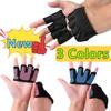 1 pair Anti-slip Gym Half Finger Gloves Breathable Fitness Gloves Cycling Gloves  Women