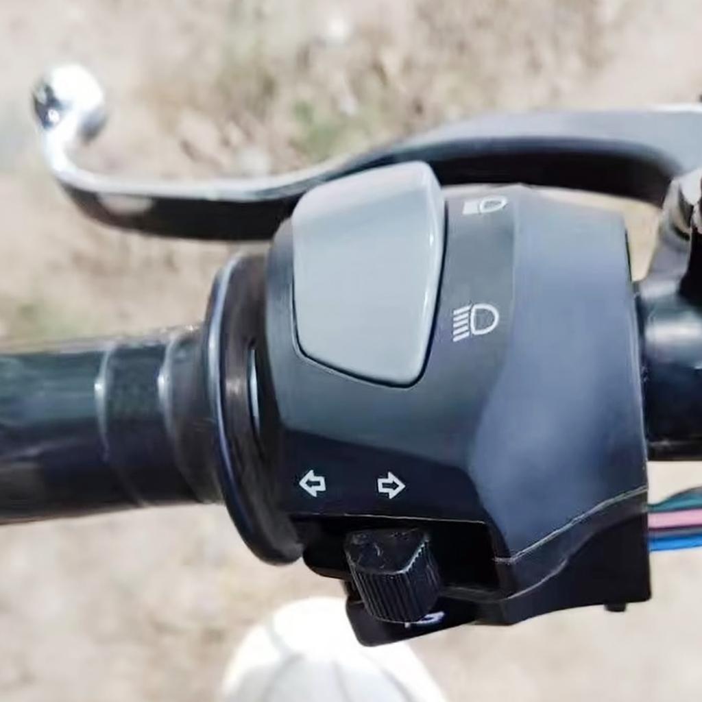 Motorcycle Handlebar Toggle Switch On Off Push Button Switch Bicycle Motorcycle Tuning Part 7/8'' 22mm Universal