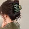 Updo French Style Pumpkin Hair Claw Large Cute Hair Grab Temperament 9cm/3.54inch Shark Clip Female