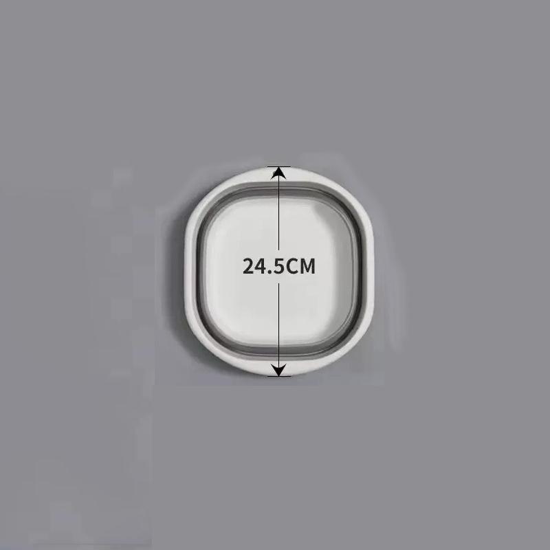 Plastic Folding Wash Basin Tub Lightweight Collapsible Basin Multi-purpose Washbasin for Bathroom Kitchen BXLP01