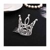 Korean Style Rhinestone Princess Crown Headwear for Girls