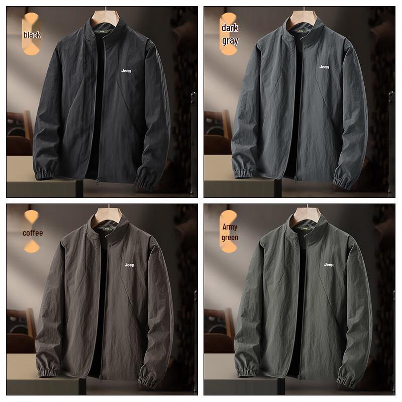 JEEP Men's Casual Multi-Pocket Water-Repellent Jacket