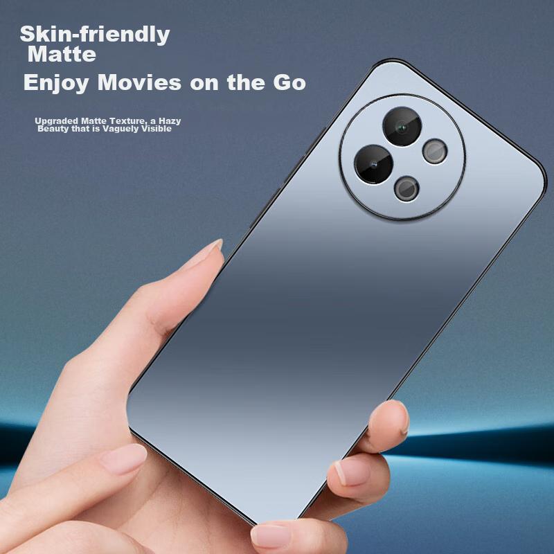 VIVOS18E Phone Case, VivoS18e Protective Cover, Full Lens Protection, AG Frosted Anti-Drop Soft, VIVO Solid Color Simplen, Outer in Sapphire Blue