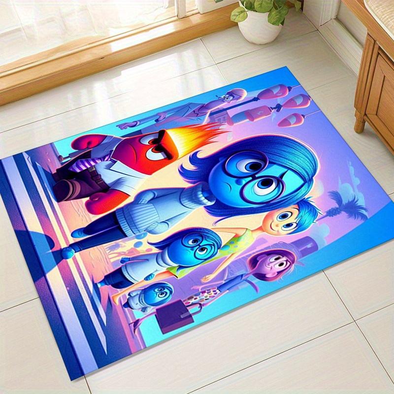 

1pc. Blue Inside Out Movie Character Area Rug - Home Office Chair Mat Outdoor Carpet Gift for Adultsz041018 60cm by 90cm