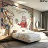 Franxx Wall Tapestry Aesthetic Wall Hanging Printed Fabric Blanket Decorative Tapestries For Bedroom Living Room Home Decor