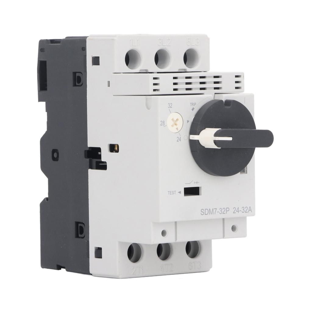Motor Circuit Breaker 24?32A 35mm DIN Rail Mount Knob Control Motor Protection Switch AC400 415V
