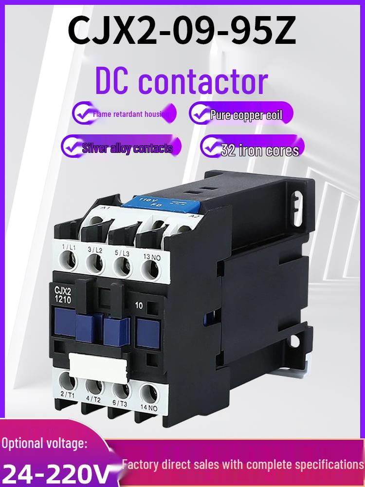DC Contactor CJX2-1210Z/0910Z/1810Z/2510Z/3210Z/6511Z for 12V/24V Systems