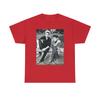 Camiseta Unisex de Manga Curta em Algodão Pesado com Estampa Gráfica Tom Waits Jim Jarmusch