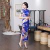 Plus Size Retro Long Cheongsam Dress - Chinese Style, Old Shanghai