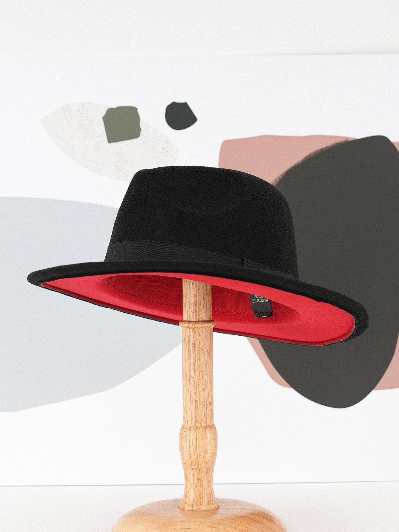 

Унисекс Винтажная Шерстяная Фетровая Шляпа Западного Ковбоя с Широкими Полями и Лентой – Идеально подходит для Осенне-Зимних Вечеринок и Джазовых Мероприятий. M (56-58cm) чёрный