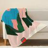 Printed Flannel Blanket: Soft Cozy Warm Breathable Throw for Dorm Bed, Home Decor, Christmas & Halloween