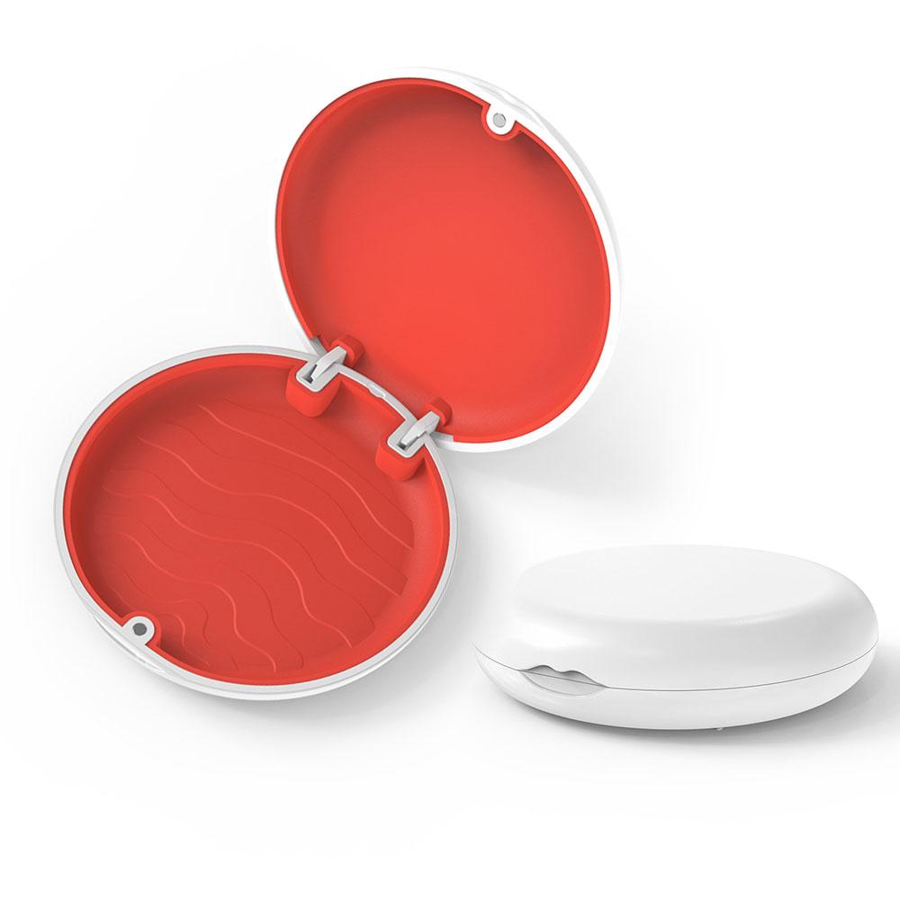 Retainer-Box Falsche Zähne Prothesen-Aufbewahrungskoffer Mundschutz Aligner Zahnspangen Kieferorthopädie Behälter Mundhygieneartikel Organizer