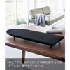 Yamazaki Tower Tabletop Ironing Board with Legs, Boat-Shaped, Black, Approx. W75 X D30 X H6cm, Comfortable To Hang Ironing Board, Model 5784
