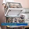Multi-purpose Folding Storage Box Double Door Large-capacity Packing Toys Clothes Books Organizer With Cover