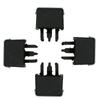 4pcs Car Air Conditioning Vent Shutter Blade Adjustment Clips Suitable For Corolla Universal Accessories