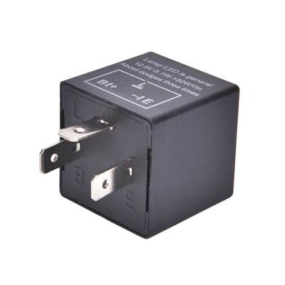 3pins Car Motorcycle LED Flasher Relay 12V Universal Electronic Adjustable Freauency LED Turn Signal Light Blinker Flasher Relay