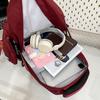 Japanese ins trendy brand net pocket backpack large-capacity travel computer backpack male versatile junior high school student schoolbag