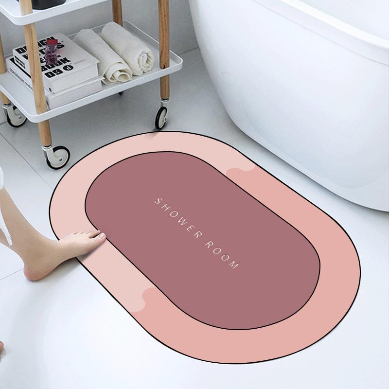 Cheap YOMDID Super Absorbent Bath Mat Quick Drying Bathroom Rug Non